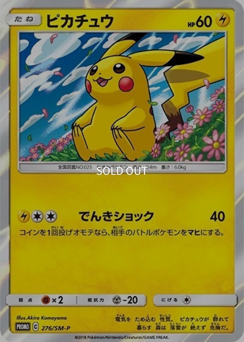 《PSA10》ピカチュウ（SM-P 276/SM-P PROMO） ー